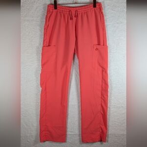 185-Work Pants Coral Cargo Pants‎